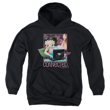 Betty Boop Connected - Youth Hoodie Youth Hoodie (Ages 8-12) Betty Boop   