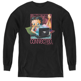 Betty Boop Connected - Youth Long Sleeve T-Shirt Youth Long Sleeve T-Shirt Betty Boop   