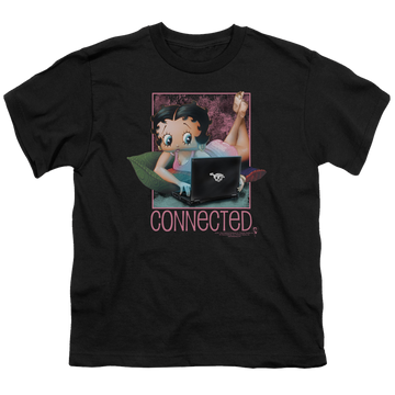 Betty Boop Connected - Youth T-Shirt Youth T-Shirt (Ages 8-12) Betty Boop   