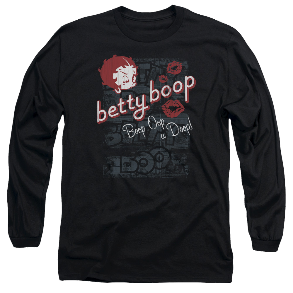 Betty Boop Boop Oop - Men's Long Sleeve T-Shirt Men's Long Sleeve T-Shirt Betty Boop   