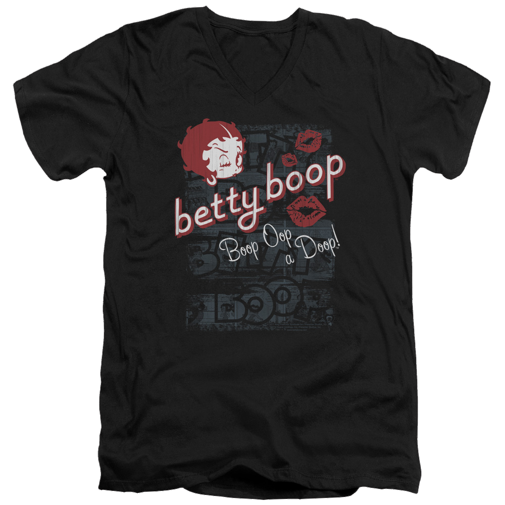 Betty Boop Boop Oop - Men's V-Neck T-Shirt Men's V-Neck T-Shirt Betty Boop   