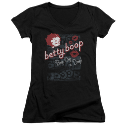 Betty Boop Boop Oop - Juniors V-Neck T-Shirt Juniors V-Neck T-Shirt Betty Boop   