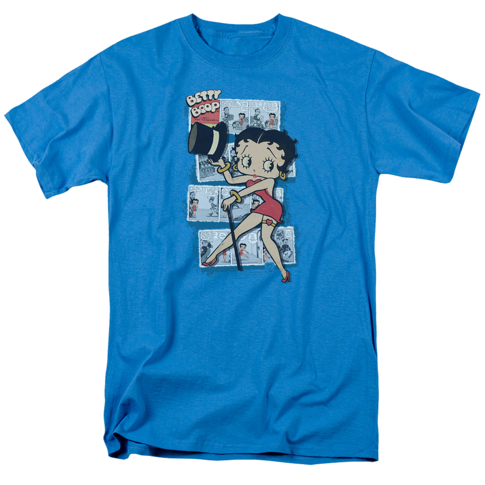 Betty Boop Comic Strip - Men's Regular Fit T-Shirt Men's Regular Fit T-Shirt Betty Boop   