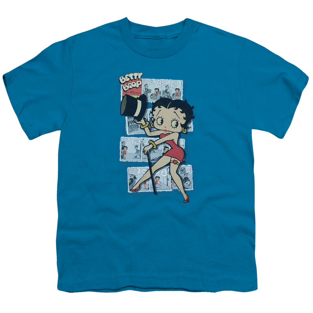 Betty Boop Comic Strip - Youth T-Shirt Youth T-Shirt (Ages 8-12) Betty Boop   