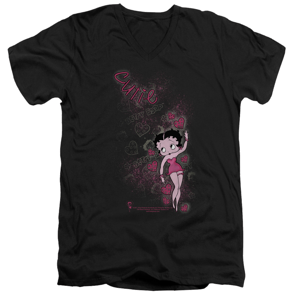 Betty Boop Cutie - Men's V-Neck T-Shirt Men's V-Neck T-Shirt Betty Boop   