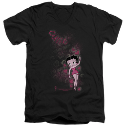 Betty Boop Cutie - Men's V-Neck T-Shirt Men's V-Neck T-Shirt Betty Boop   