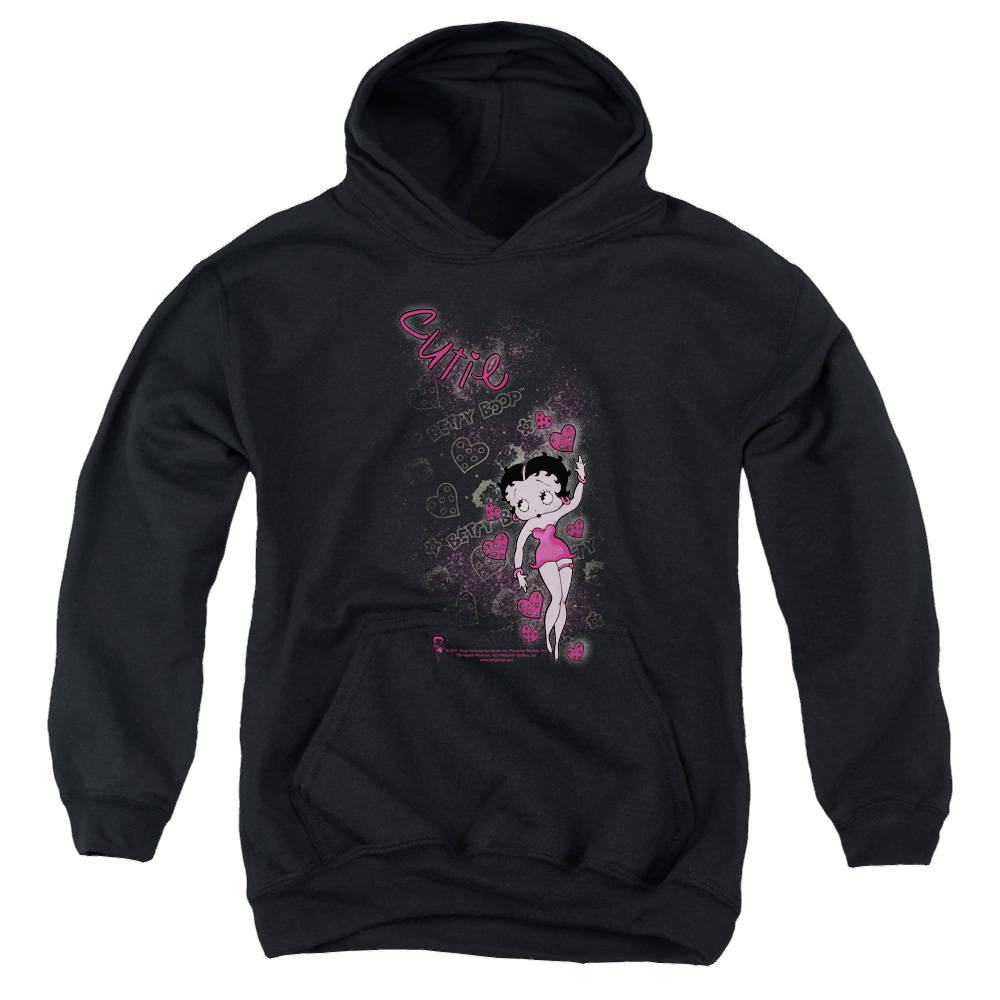 Betty Boop Cutie - Youth Hoodie Youth Hoodie (Ages 8-12) Betty Boop   