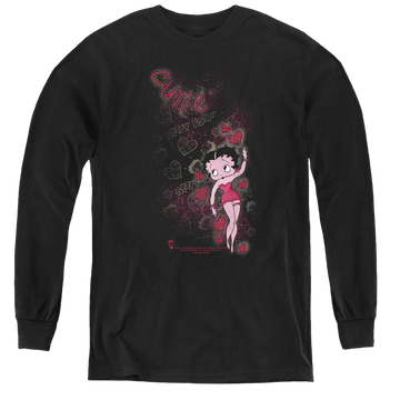 Betty Boop Cutie - Youth Long Sleeve T-Shirt Youth Long Sleeve T-Shirt Betty Boop   