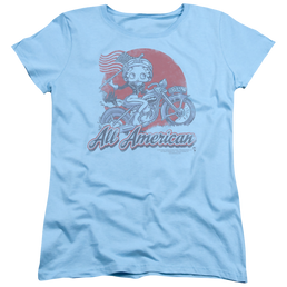 Betty Boop All American Biker - Women's T-Shirt Women's T-Shirt Betty Boop   
