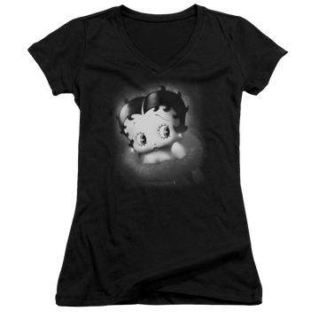 Betty Boop Vintage Star - Juniors V-Neck T-Shirt Juniors V-Neck T-Shirt Betty Boop   