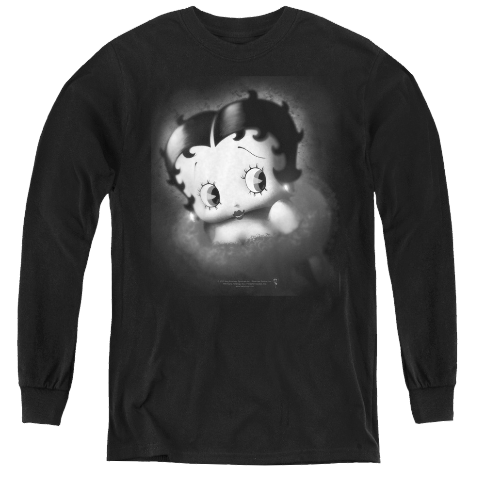 Betty Boop Vintage Star - Youth Long Sleeve T-Shirt Youth Long Sleeve T-Shirt Betty Boop   