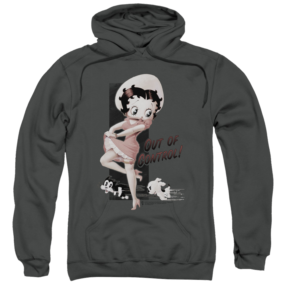 Betty Boop Out Of Control - Pullover Hoodie Pullover Hoodie Betty Boop   