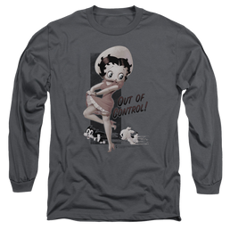 Betty Boop Out Of Control - Men's Long Sleeve T-Shirt Men's Long Sleeve T-Shirt Betty Boop   
