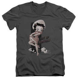 Betty Boop Out Of Control - Men's V-Neck T-Shirt Men's V-Neck T-Shirt Betty Boop   