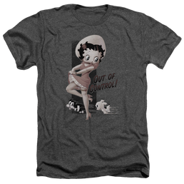 Betty Boop Out Of Control - Men's Heather T-Shirt Men's Heather T-Shirt Betty Boop   