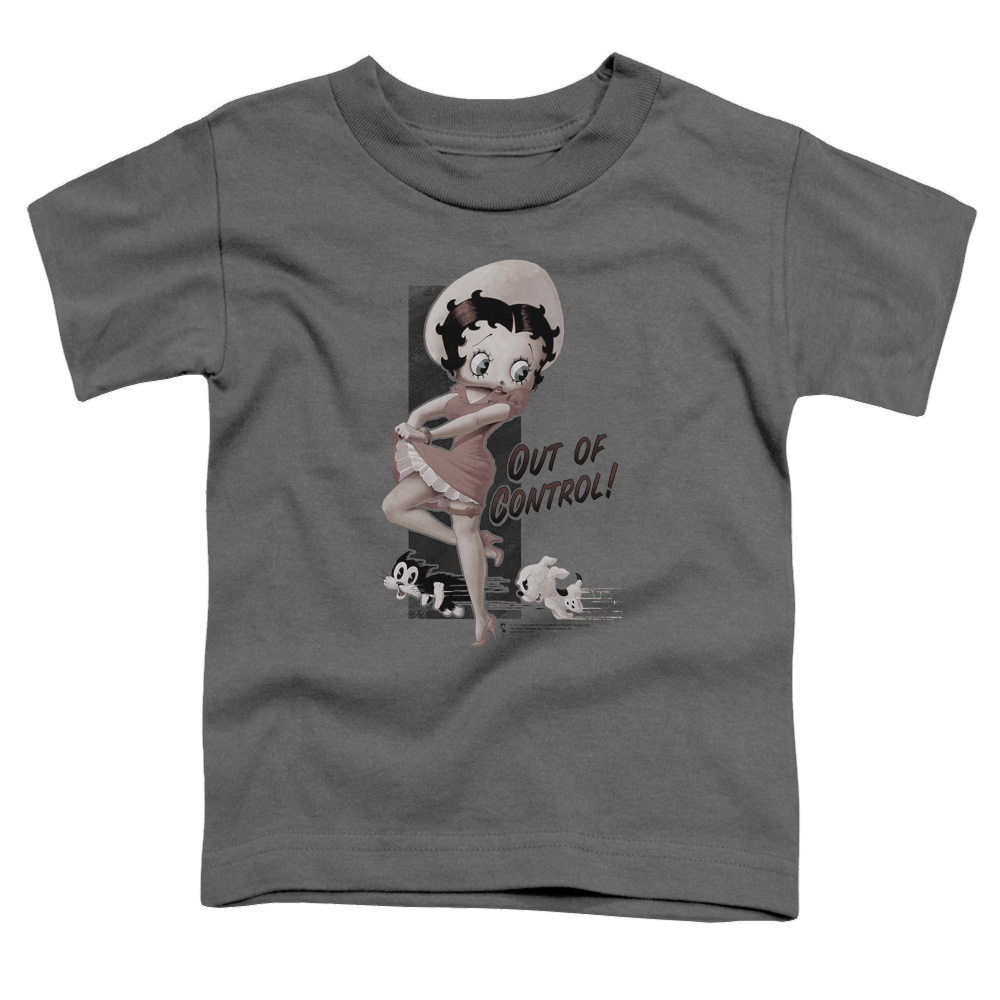 Betty Boop Out Of Control - Kid's T-Shirt Kid's T-Shirt (Ages 4-7) Betty Boop   