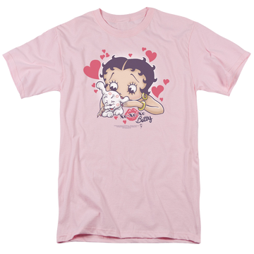 Betty Boop Puppy Love - Men's Regular Fit T-Shirt Men's Regular Fit T-Shirt Betty Boop   