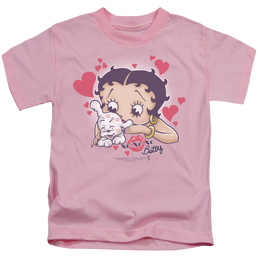 Betty Boop Puppy Love - Kid's T-Shirt Kid's T-Shirt (Ages 4-7) Betty Boop   
