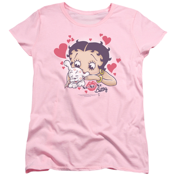 Betty Boop Puppy Love - Women's T-Shirt Women's T-Shirt Betty Boop   