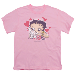 Betty Boop Puppy Love - Youth T-Shirt Youth T-Shirt (Ages 8-12) Betty Boop   