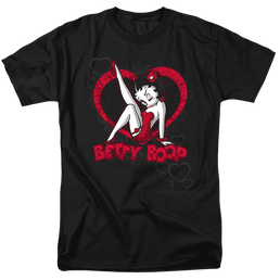 Betty Boop Scrolling Hearts - Men's Regular Fit T-Shirt Men's Regular Fit T-Shirt Betty Boop   