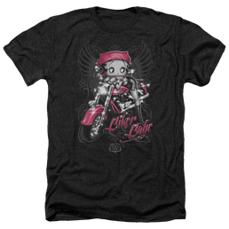 Betty Boop Biker Babe - Men's Heather T-Shirt Men's Heather T-Shirt Betty Boop   