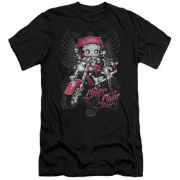 Betty Boop Biker Babe - Men's Premium Slim Fit T-Shirt Men's Premium Slim Fit T-Shirt Betty Boop   