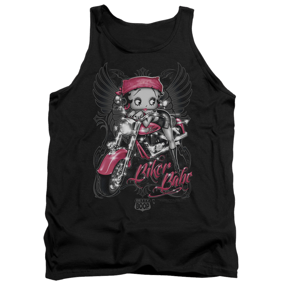 Betty Boop Biker Babe - Men's Tank Top Men's Tank Betty Boop   