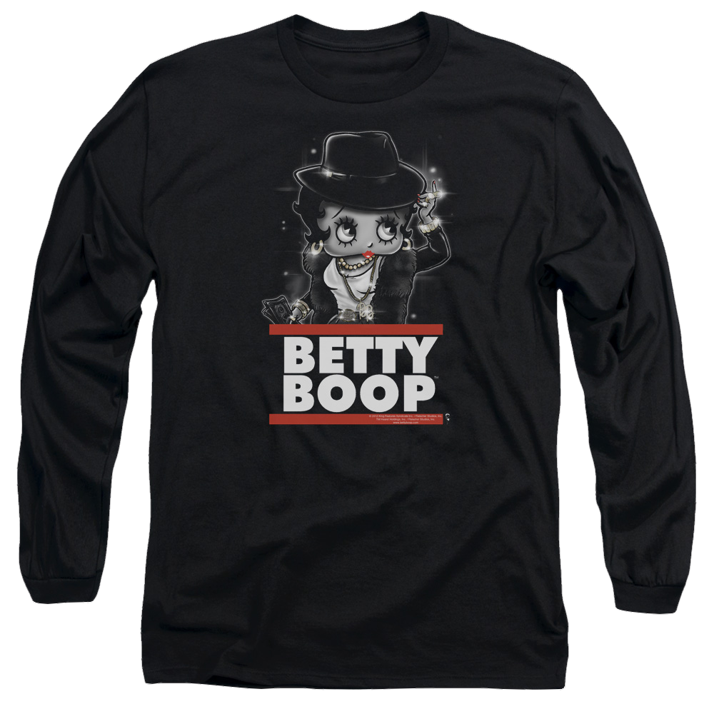 Betty Boop Bling Bling Boop - Men's Long Sleeve T-Shirt Men's Long Sleeve T-Shirt Betty Boop   