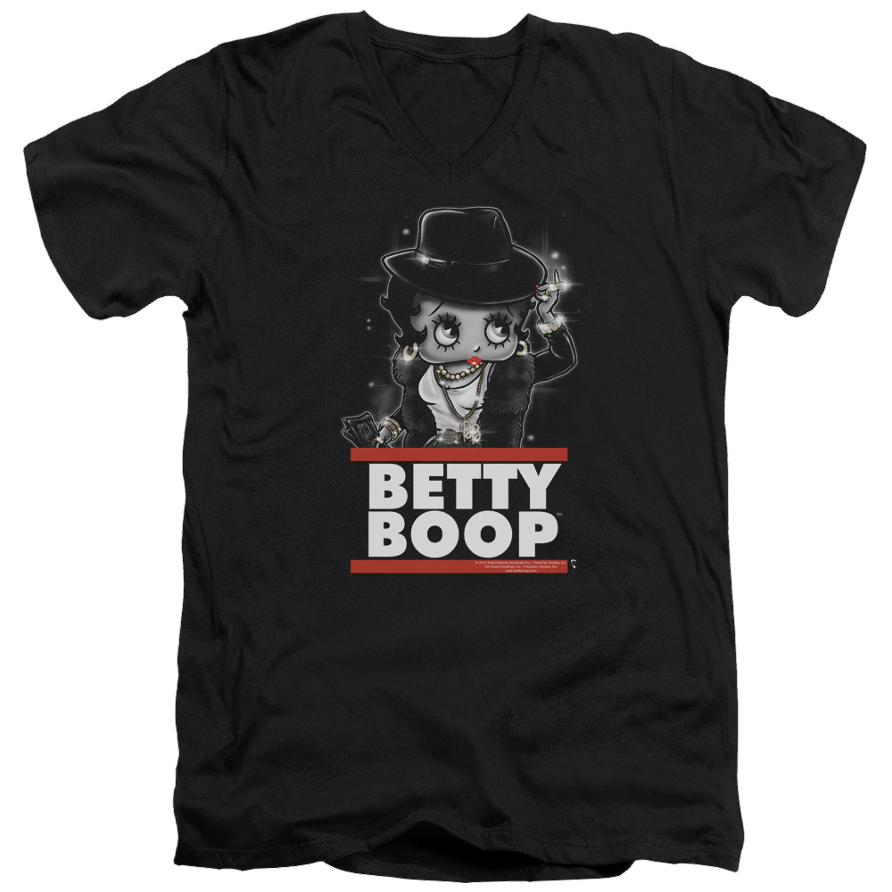 Betty Boop Bling Bling Boop - Men's V-Neck T-Shirt Men's V-Neck T-Shirt Betty Boop   