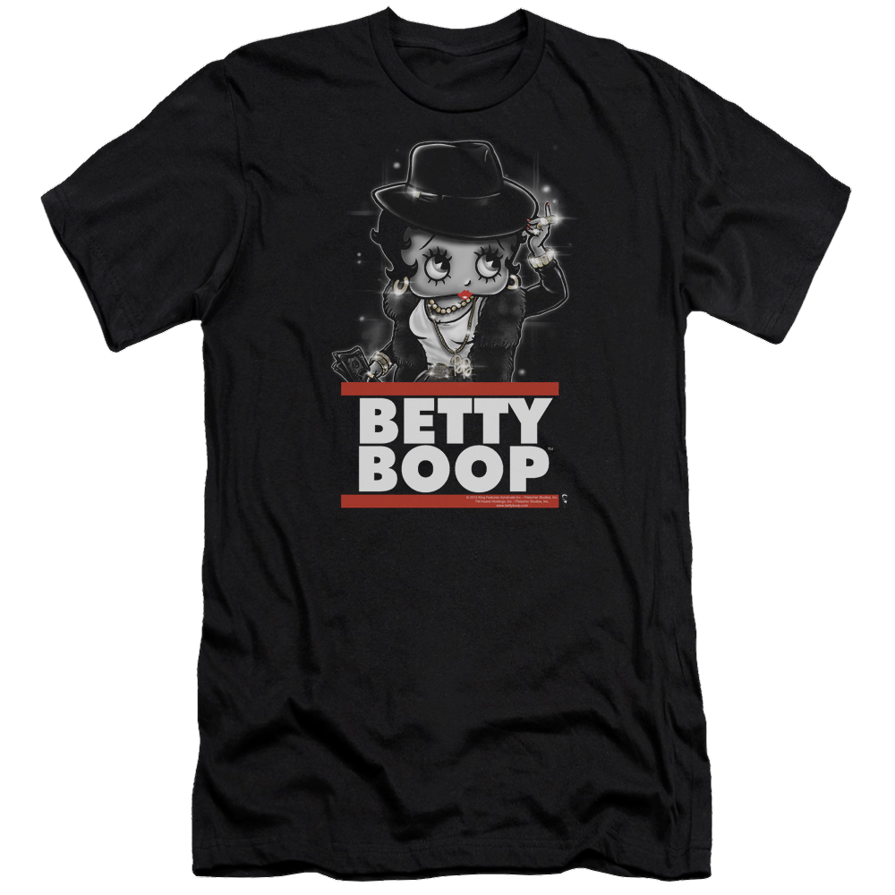Betty Boop Bling Bling Boop - Men's Premium Slim Fit T-Shirt Men's Premium Slim Fit T-Shirt Betty Boop   