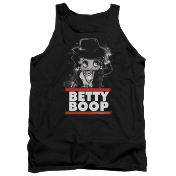 Black men's tank with Betty Boop Bling Boop graphic