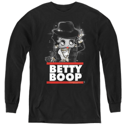 Betty Boop Bling Bling Boop - Youth Long Sleeve T-Shirt Youth Long Sleeve T-Shirt Betty Boop   