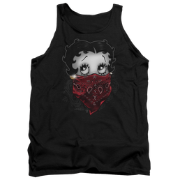 Betty Boop Bandana & Roses - Men's Tank Top Men's Tank Betty Boop   
