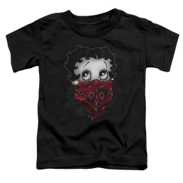Betty Boop Bandana & Roses - Toddler T-Shirt Toddler T-Shirt Betty Boop   