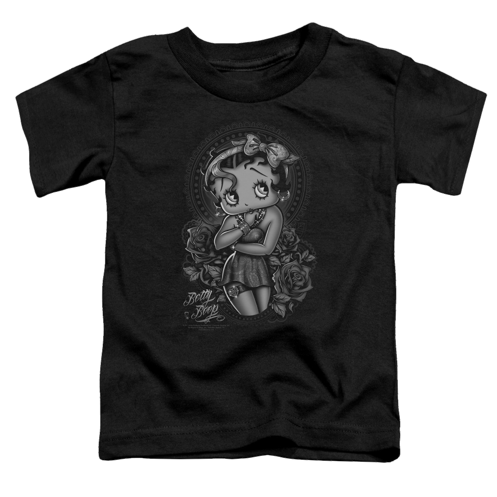 Betty Boop Fashion Roses - Toddler T-Shirt Toddler T-Shirt Betty Boop   