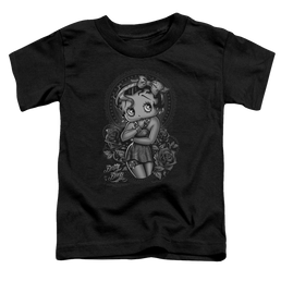 Betty Boop Fashion Roses - Toddler T-Shirt Toddler T-Shirt Betty Boop   