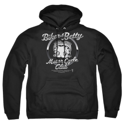 Betty Boop Chromed Logo - Pullover Hoodie Pullover Hoodie Betty Boop   