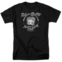 Betty Boop Chromed Logo - Men's Regular Fit T-Shirt Men's Regular Fit T-Shirt Betty Boop   