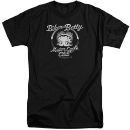 Betty Boop Chromed Logo - Men's Tall Fit T-Shirt Men's Tall Fit T-Shirt Betty Boop   
