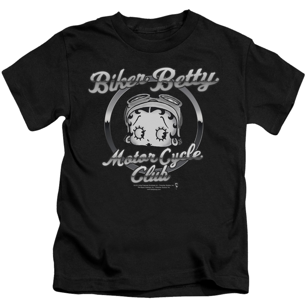 Betty Boop Chromed Logo - Kid's T-Shirt Kid's T-Shirt (Ages 4-7) Betty Boop   