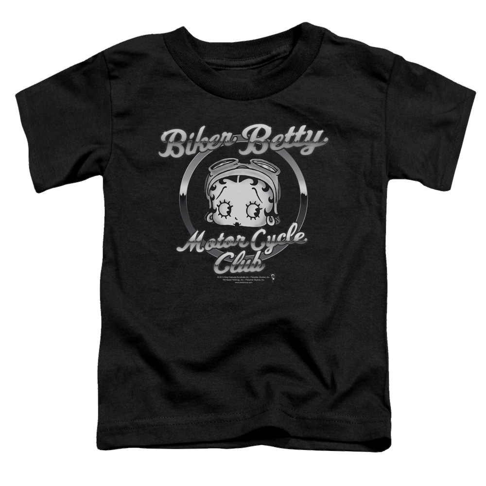 Betty Boop Chromed Logo - Toddler T-Shirt Toddler T-Shirt Betty Boop   
