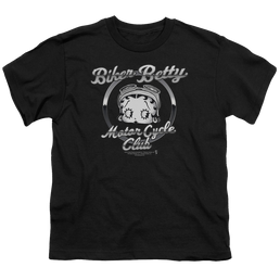 Betty Boop Chromed Logo - Youth T-Shirt Youth T-Shirt (Ages 8-12) Betty Boop   