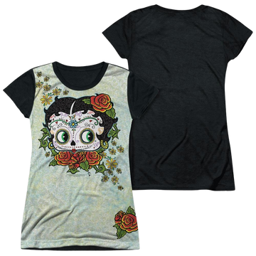 Betty Boop Sugar Boop - Juniors Black Back T-Shirt Juniors Black Back T-Shirt Betty Boop   