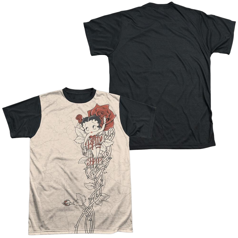 Betty Boop Thorn Boop - Men's Black Back T-Shirt Men's Black Back T-Shirt Betty Boop   