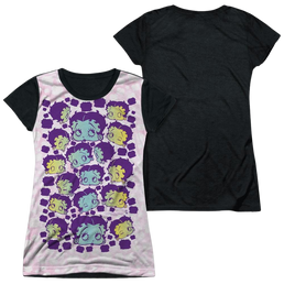 Betty Boop Boop & Repeat - Juniors Black Back T-Shirt Juniors Black Back T-Shirt Betty Boop   