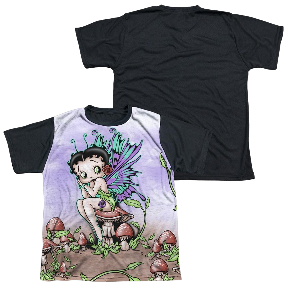 Betty Boop Fairy - Youth Black Back T-Shirt (Ages 8-12) Youth Black Back T-Shirt (Ages 8-12) Betty Boop   