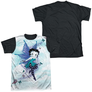Betty Boop Sparkle Fairy men's black back t-shirt