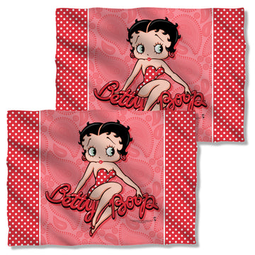 Betty Boop Paisley & Polka Dots pillow case