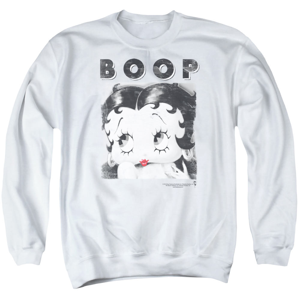 Betty Boop Not Fade Away - Men's Crewneck Sweatshirt Men's Crewneck Sweatshirt Betty Boop   